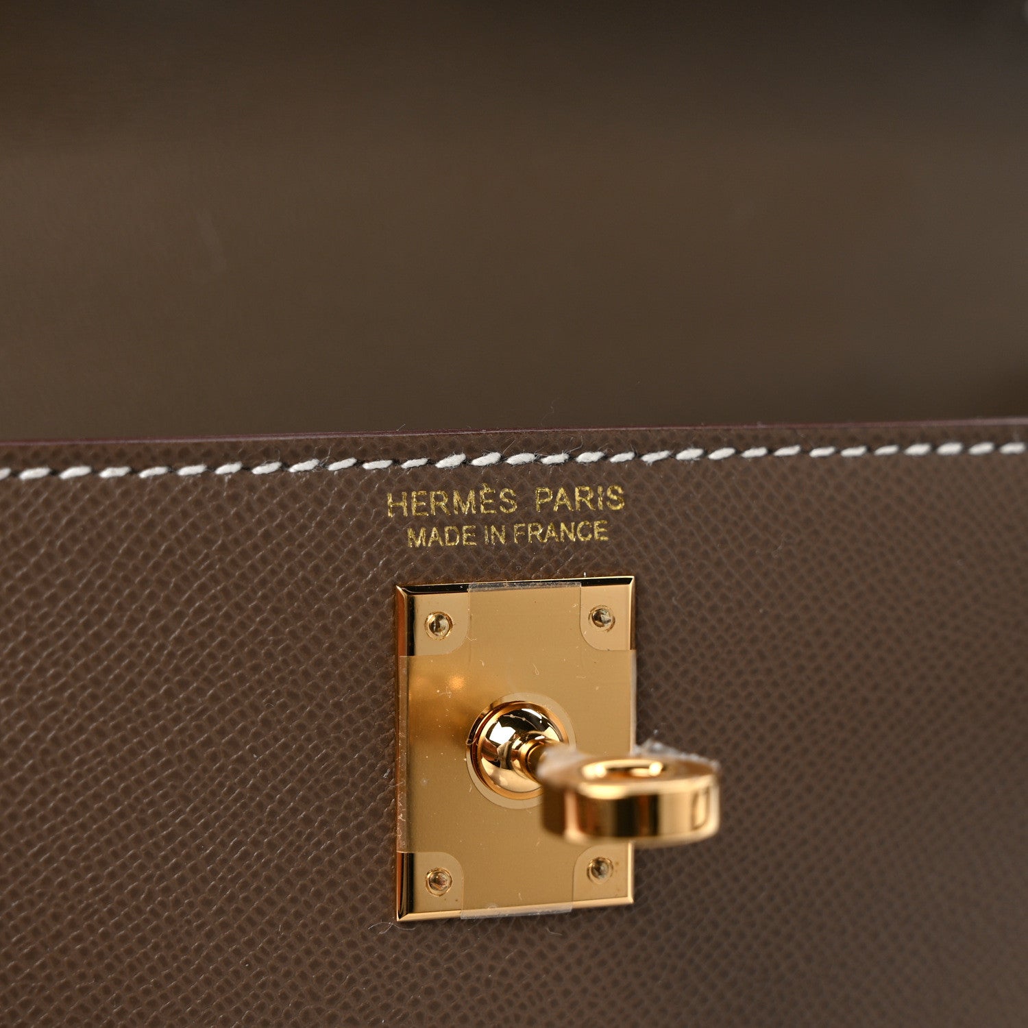 Hermes Epsom Mini Kelly Sellier 20 Etoupe 6 of 9