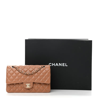 Chanel Lambskin Quilted Medium Double Flap Brown 10 of 10