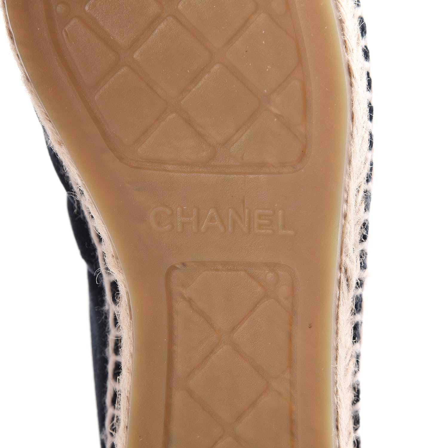 Chanel Velvet CC Espadrilles 36 Dark Navy 6 of 8