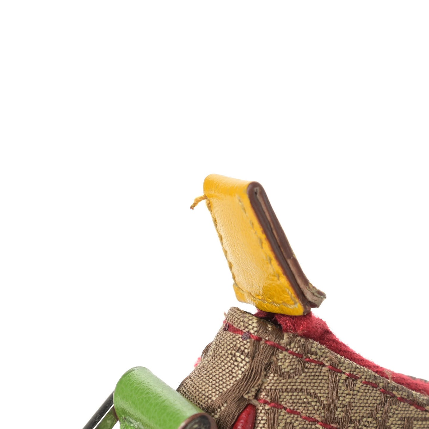 Monogram Rasta Double Saddle Beige
