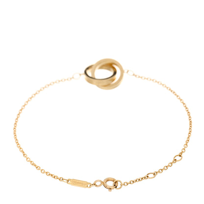 Tiffany 18K Yellow Gold 1837 Interlocking Circles Bracelet 2 of 3