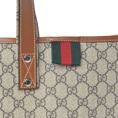 Gucci GG Plus Monogram Medium Signature Web Loop Tote Brown 10 of 10