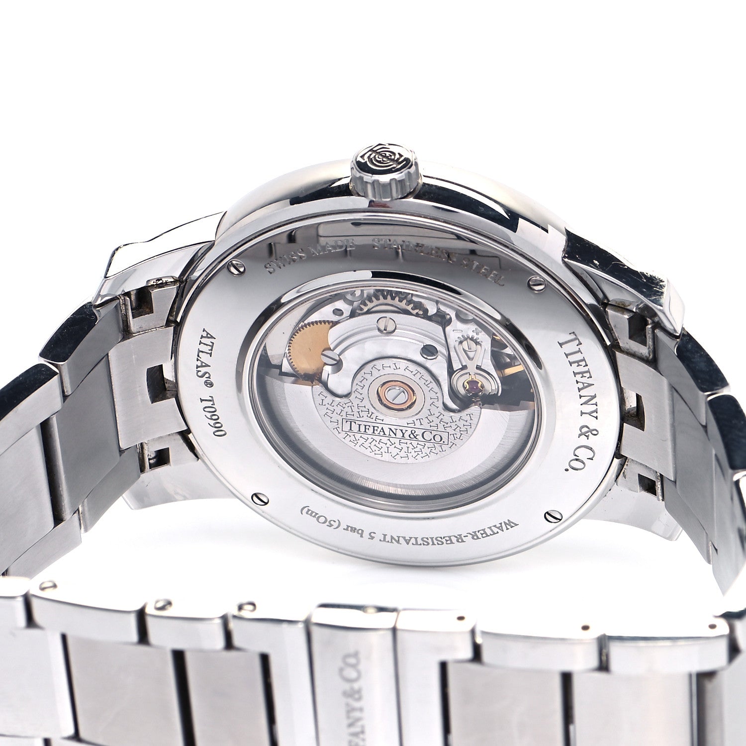 Tiffany Stainless Steel 42mm Atlas Automatic Watch 4 of 4