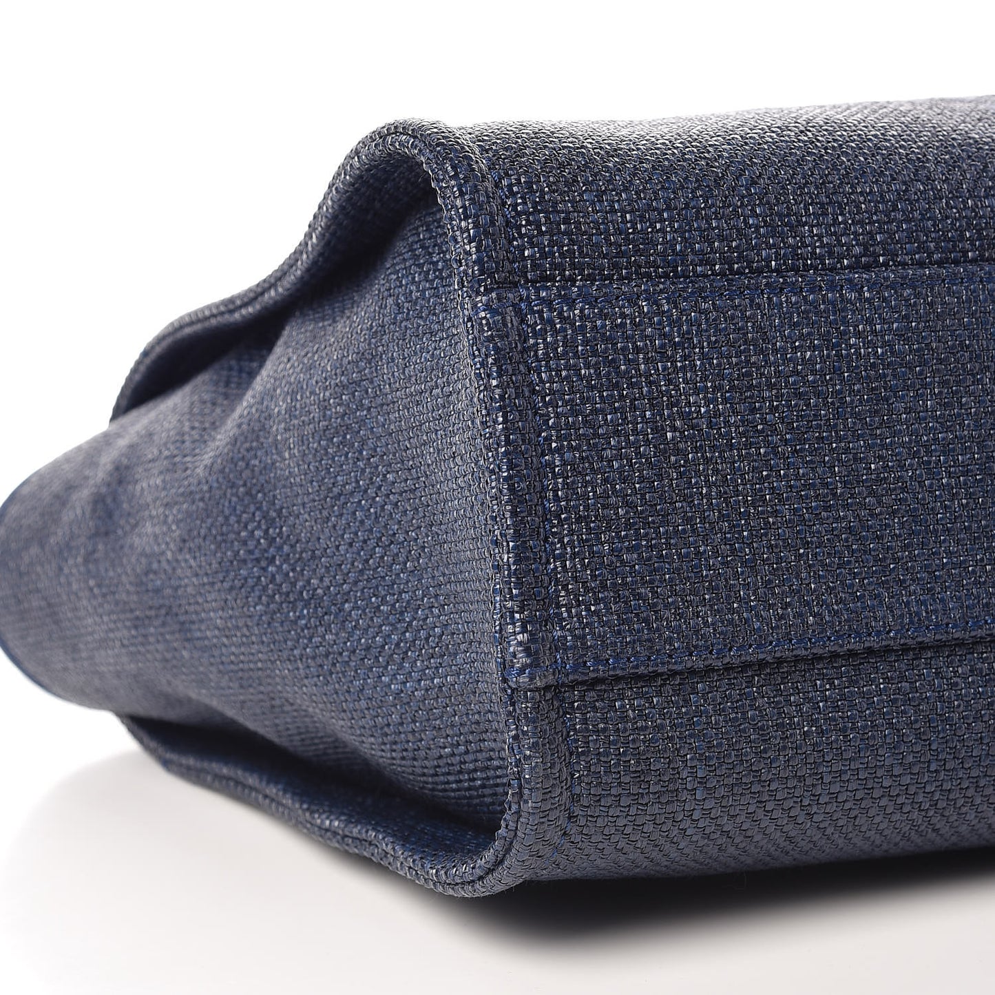 Woven Straw Raffia Small Deauville Tote