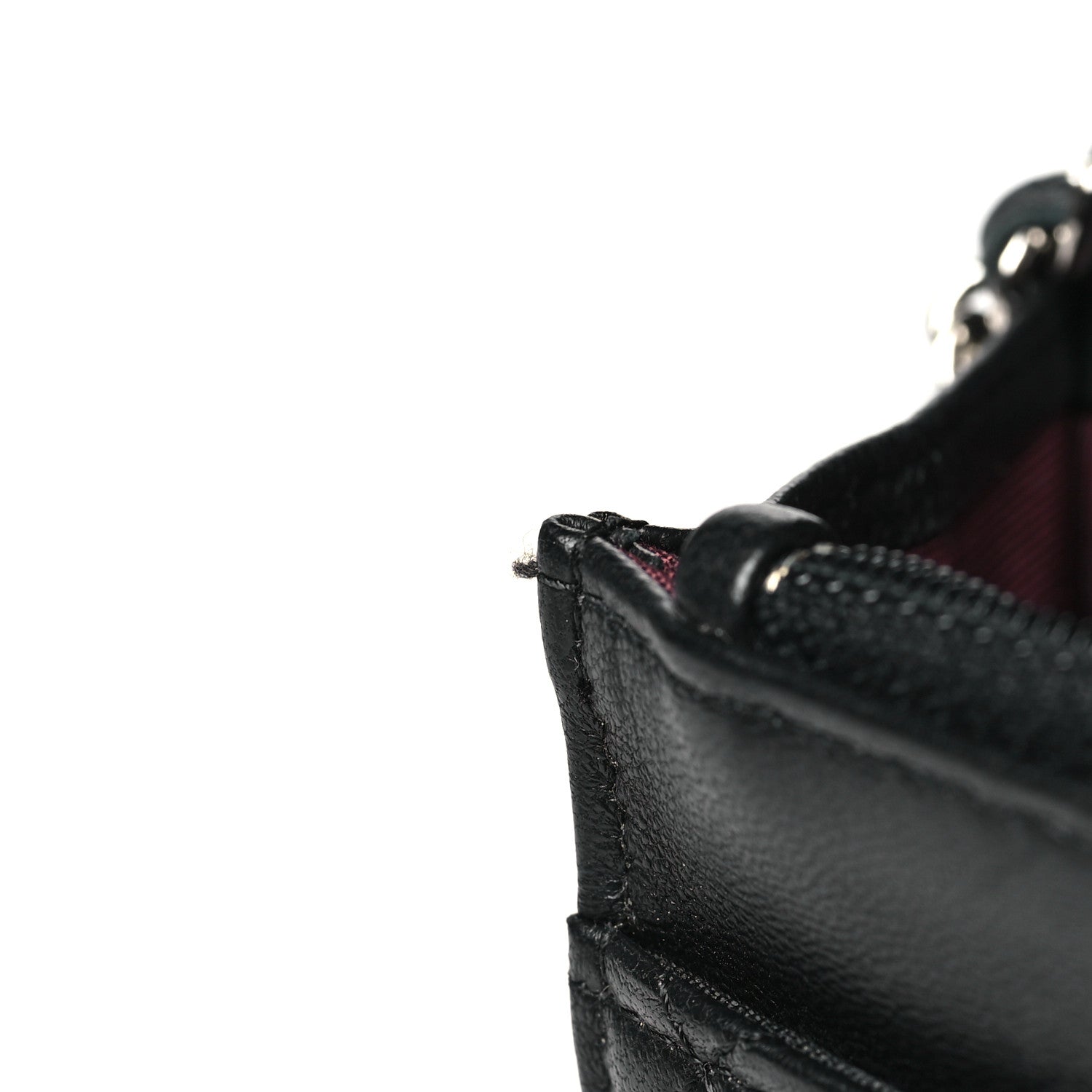 Chanel Lambskin Quilted Wallet On Chain WOC Black 12 of 12