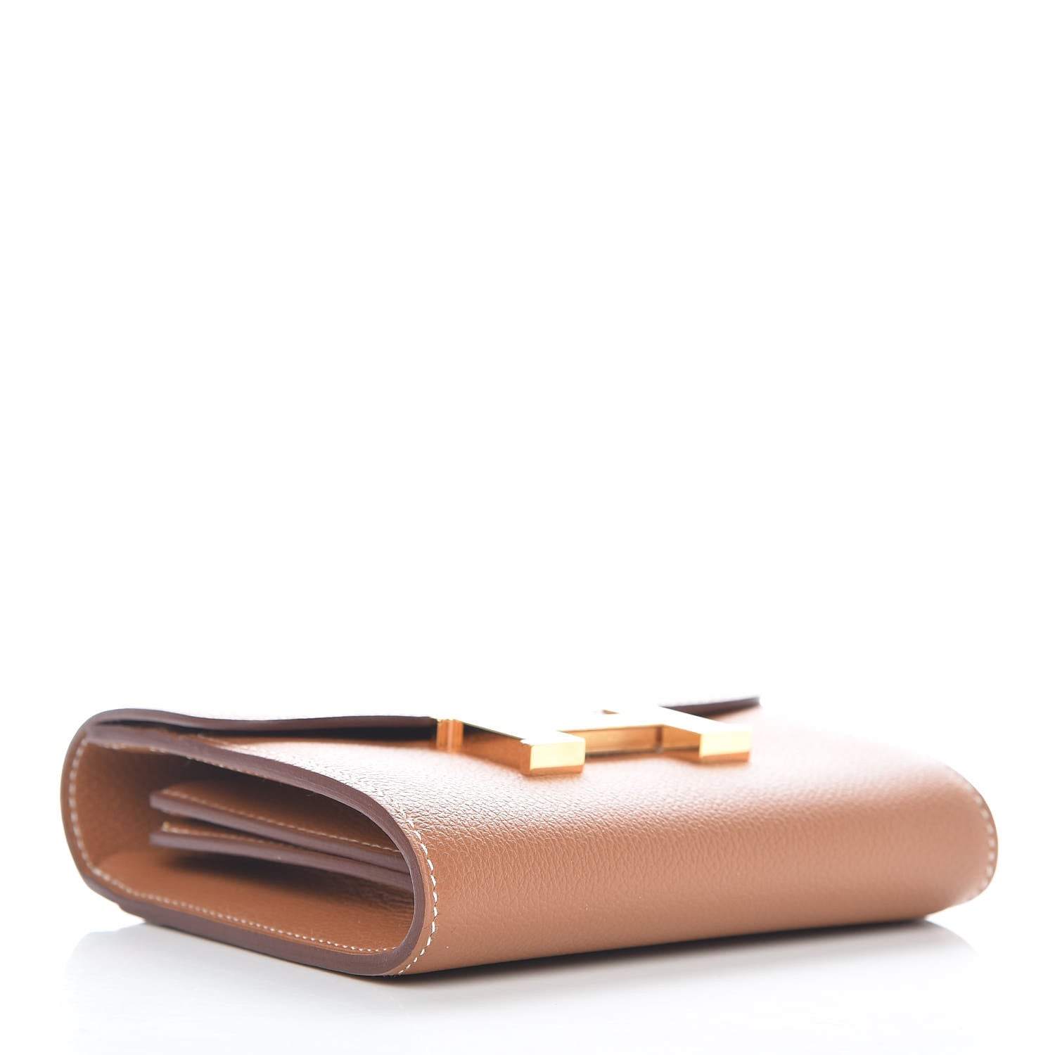Hermes Evercolor Constance Short Wallet Gold 4 of 10