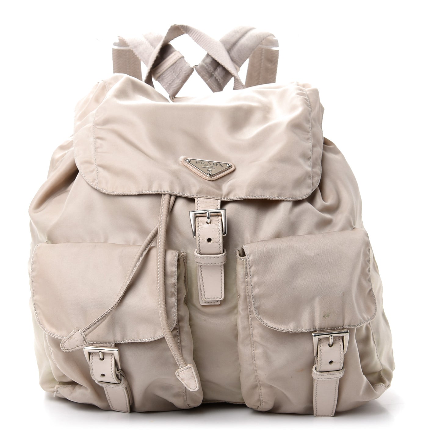 Nylon Medium Backpack Sabbia