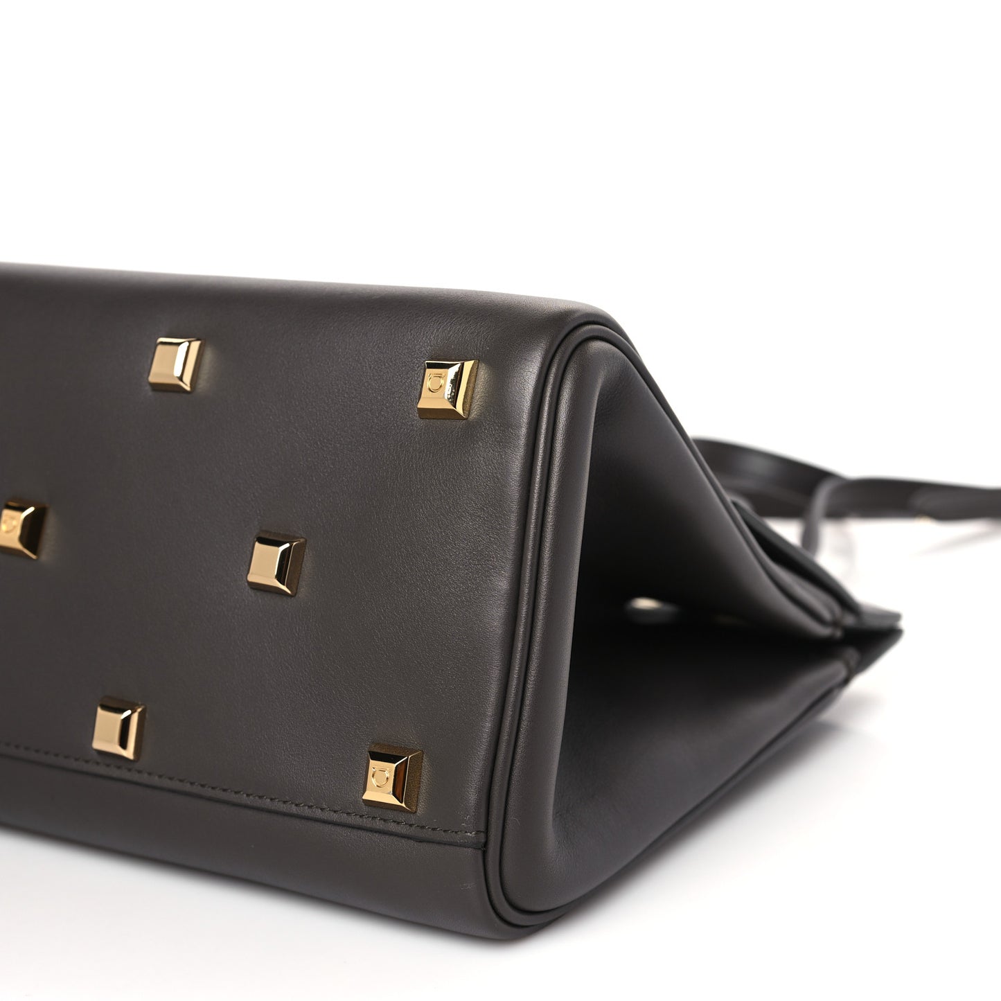 Calfskin Studio Bag Caraway Seed
