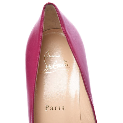 Christian Louboutin Kid Bianca 120 Pumps 37.5 Grenadine 8 of 11