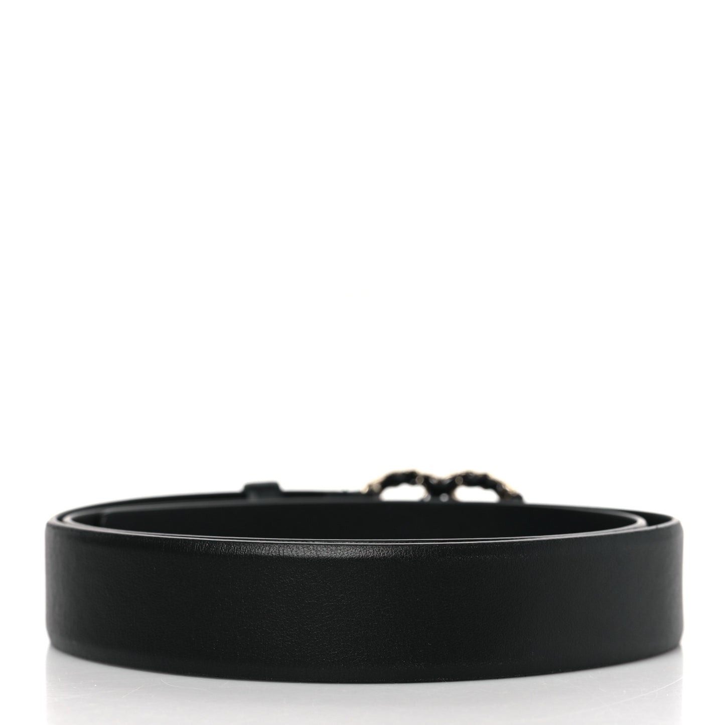 Lambskin CC Chain Belt 90 36 Black