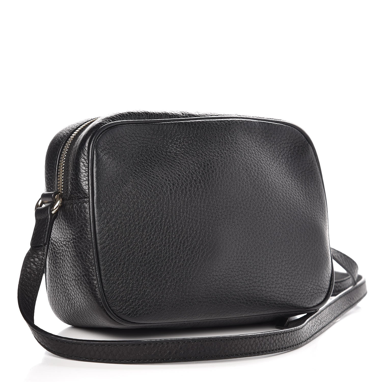 Gucci Pebbled Calfskin Small Soho Disco Bag Black 3 of 9
