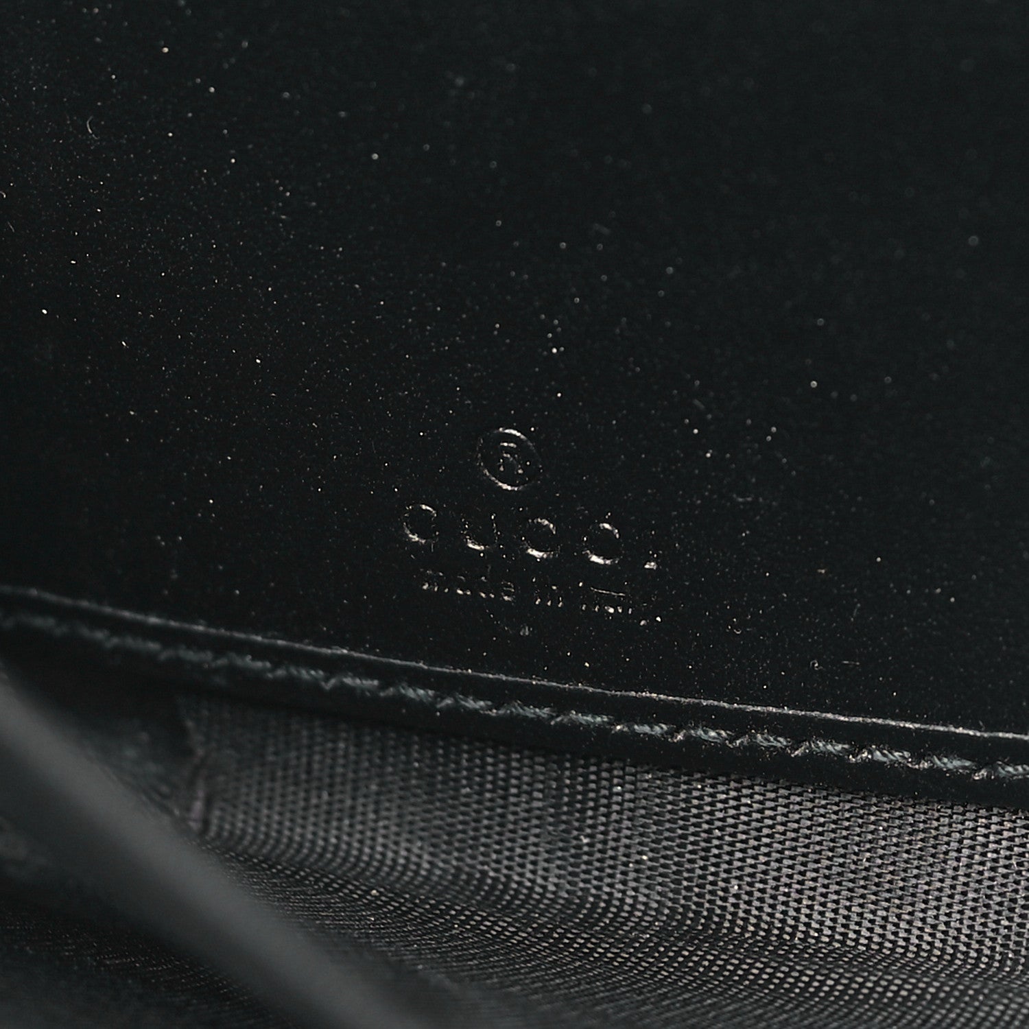 Gucci Calfskin Matelasse GG Marmont Zip Around Wallet Black 6 of 8