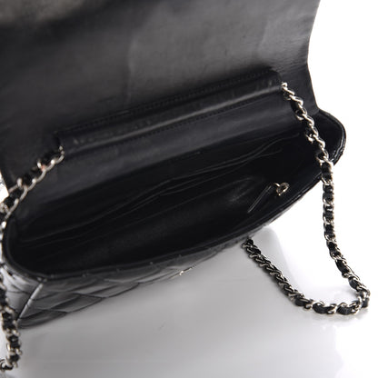 Chanel Patent Quilted Brilliant Wallet On Chain WOC Black 5 of 7