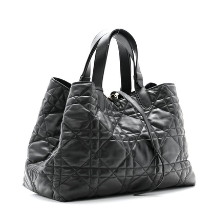 Christian Dior Calfskin Macrocannage Large Toujours Black 4 of 15