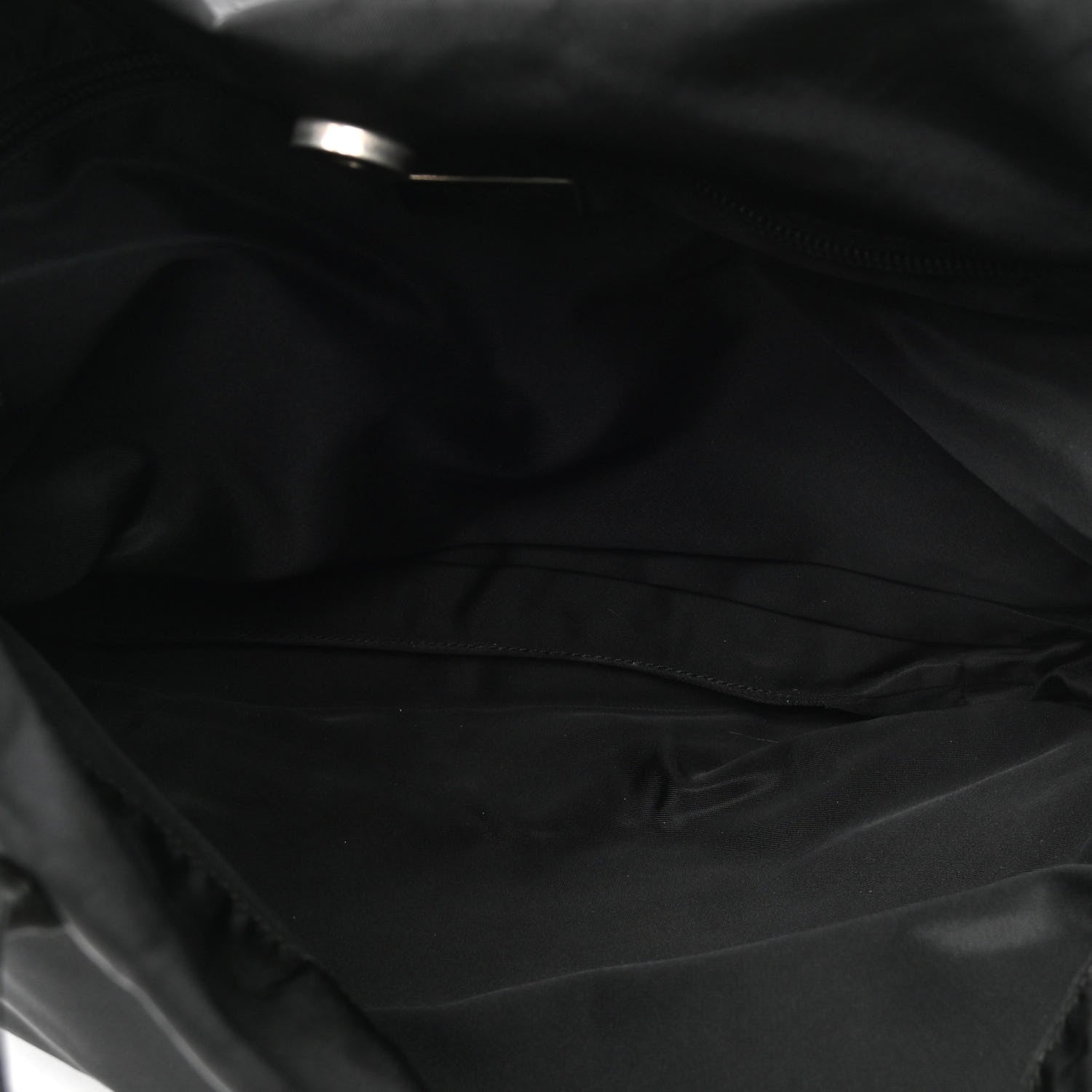 Prada Nylon Vela Shoulder Bag Black 4 of 4