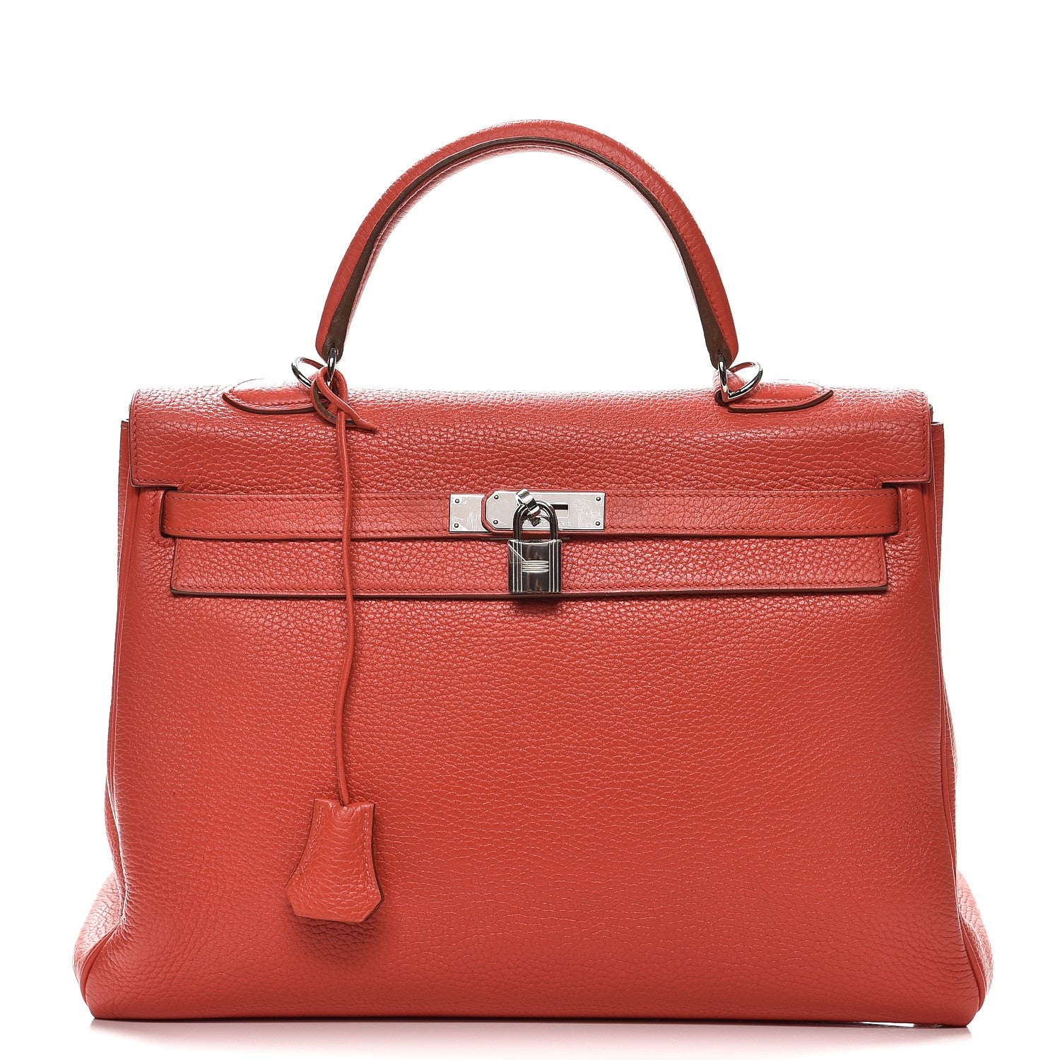 Hermes Togo Kelly Retourne 35 Geranium 1 of 36
