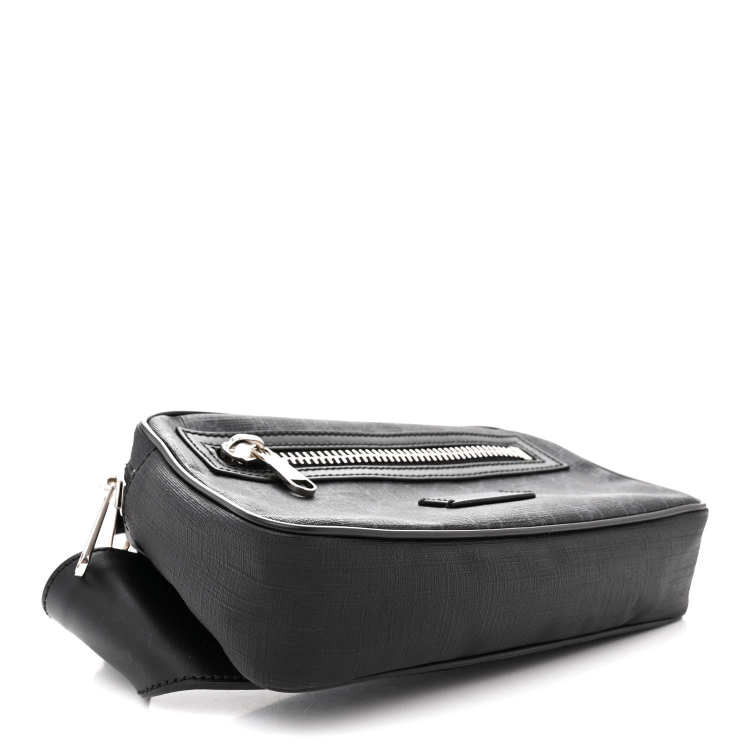 Gucci Soft GG Supreme Monogram Web Belt Bag Black Grey 4 of 13