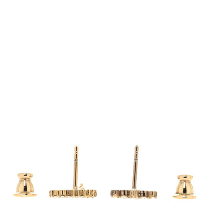 Christian Dior Pearl Crystal Star CD Drop Earrings Gold 3 of 6