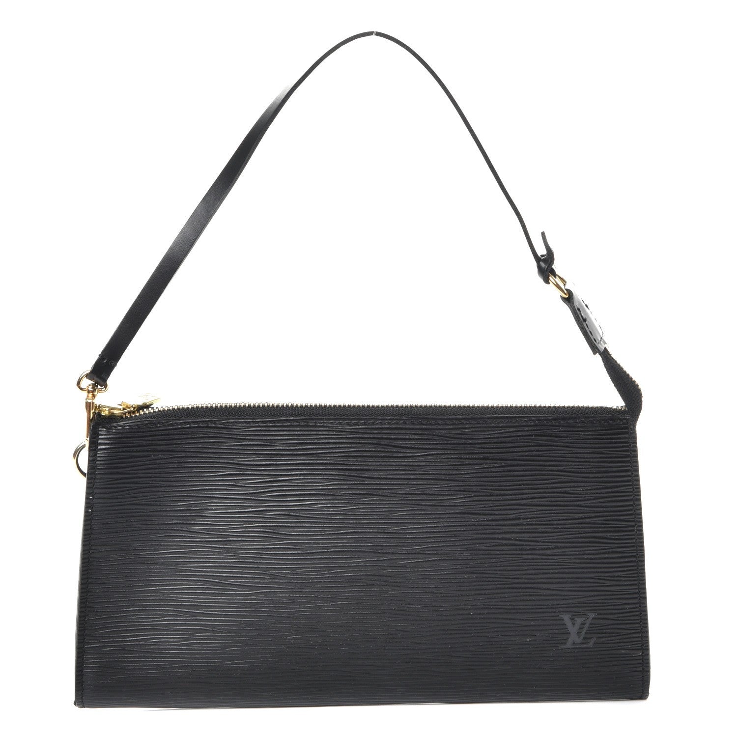 Louis Vuitton Epi Pochette Accessories 24 Black 1 of 8