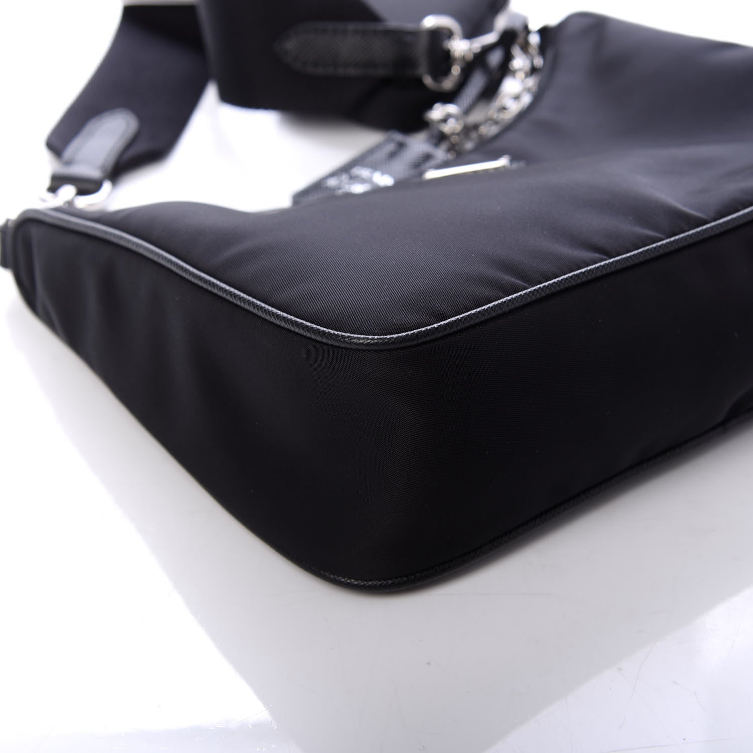 Prada Nylon Re-Edition 2005 Shoulder Bag Black 7 of 9