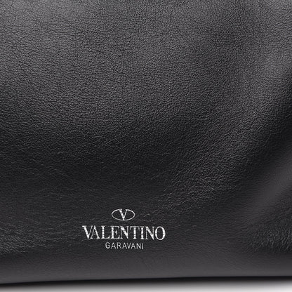 Valentino Garavani Vitello Rockstud Double Handle Tote Black 9 of 11