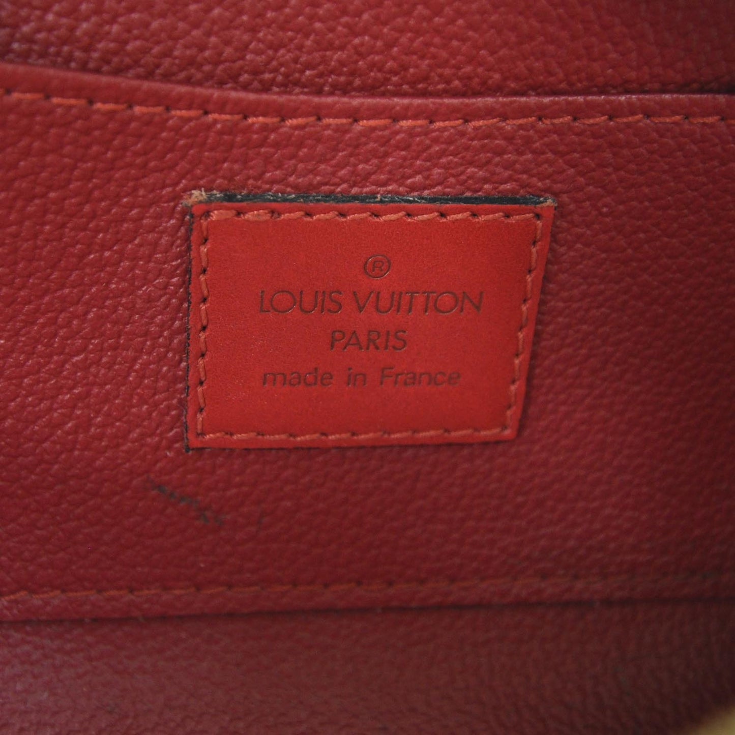 Epi Dauphine Cosmetic Pouch Red