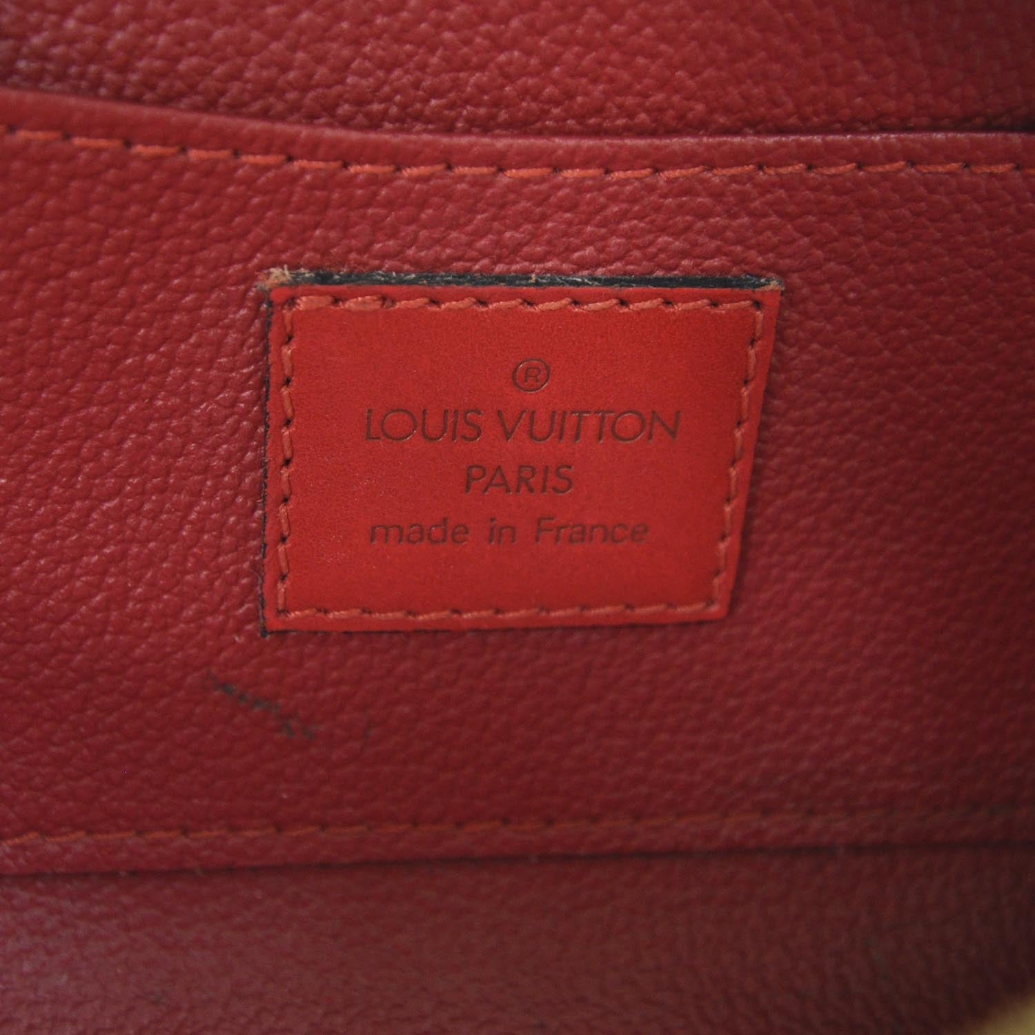 Louis Vuitton Epi Dauphine Cosmetic Pouch Red 7 of 8