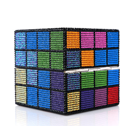 Judith Leiber Crystal Rubix Cube Clutch Multicolor 8 of 9