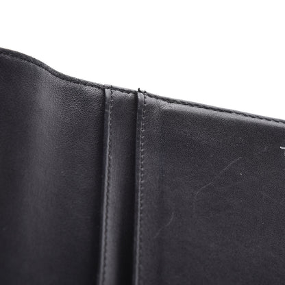 Chanel Lambskin Embossed Logo Yen Wallet Black 14 of 15