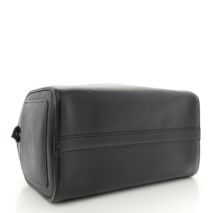 Louis Vuitton Epi Speedy 25 Black 4 of 17