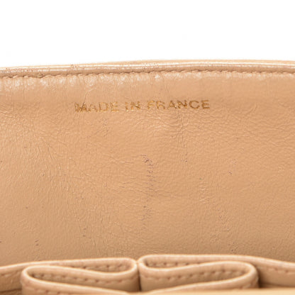 Chanel Lambskin Quilted Medium Double Flap Beige 8 of 20