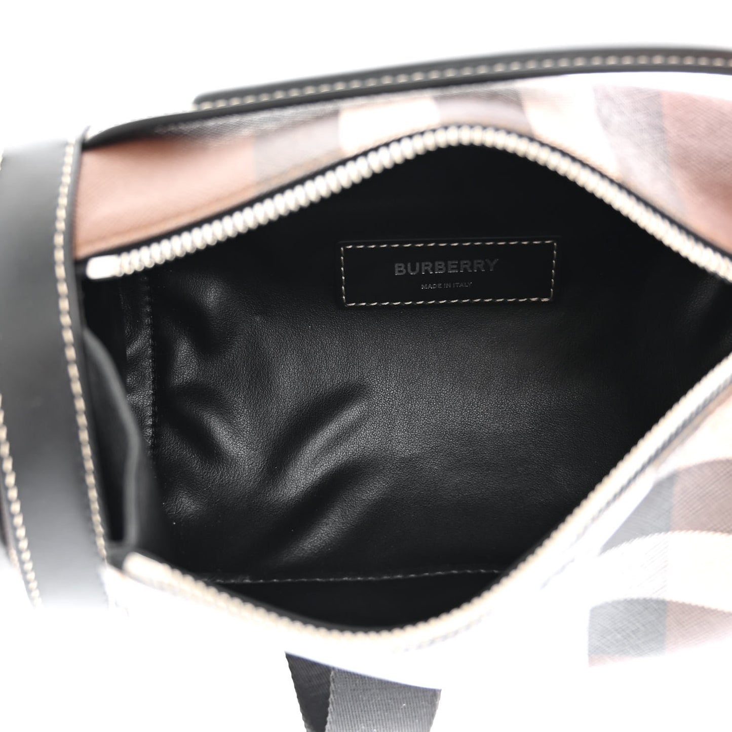E-canvas Check Sound Crossbody Dark Birch Brown