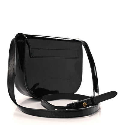 Saint Laurent Patent Calfskin Classic Monogram Small Kaia Satchel Black 3 of 8