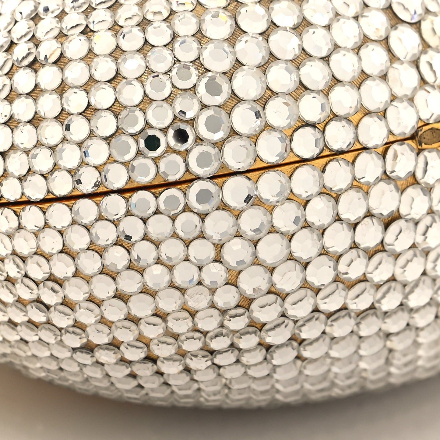 Swarovski Crystal Chatelaine Minaudiere Gold