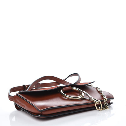 Chloe Suede Calfskin Small Faye Shoulder Bag Saffron Red 4 of 17