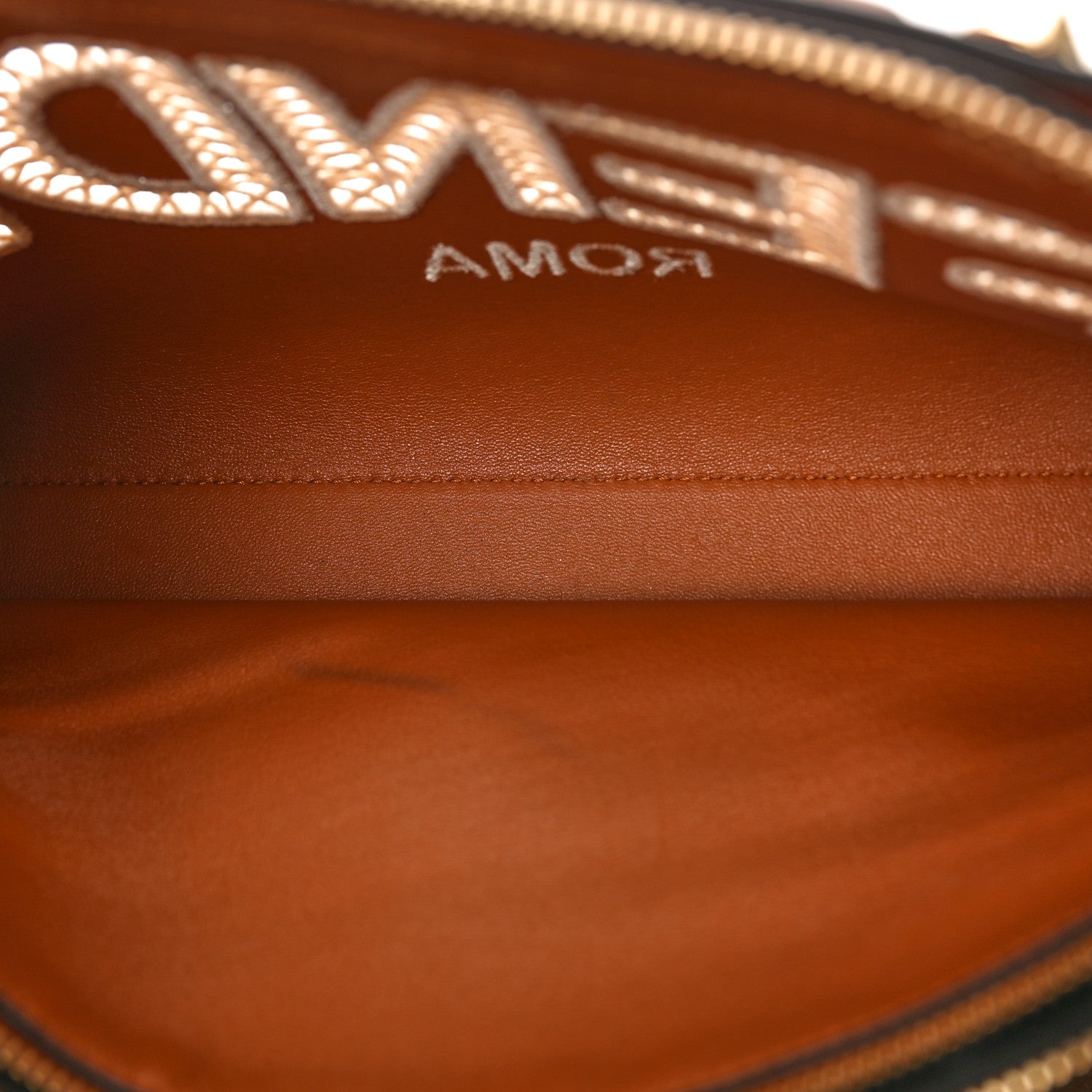 Fendi Vitello Dolce Logo Ajour Embroidered Medium By The Way Boston Bag Brandy Garza 6 of 10