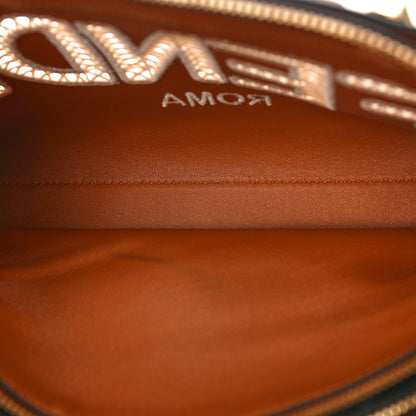 Fendi Vitello Dolce Logo Ajour Embroidered Medium By The Way Boston Bag Brandy Garza 6 of 10