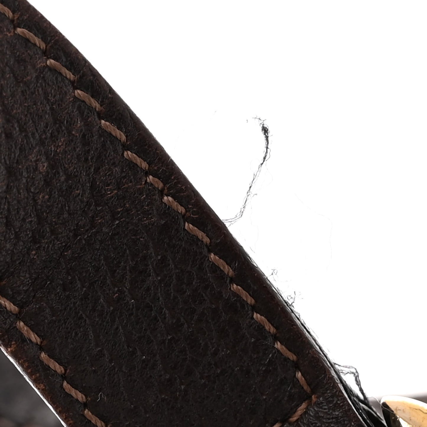 Monogram Medium Abbey Shoulder Bag Dark Brown