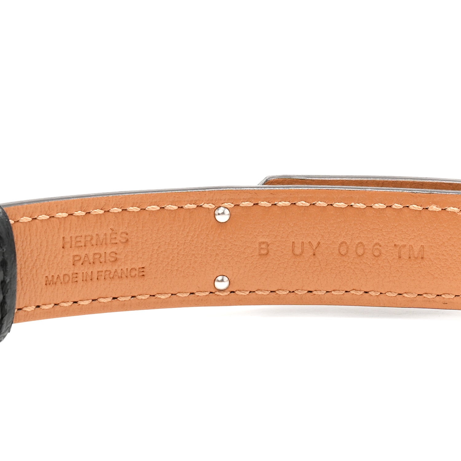 Hermes Epsom Kelly Belt Black 3 of 3