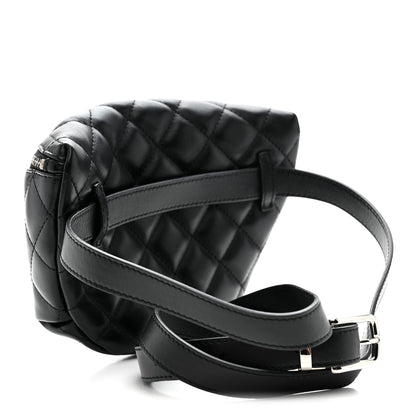 Chanel Lambskin Quilted Waist Belt Bag Black 3 of 10