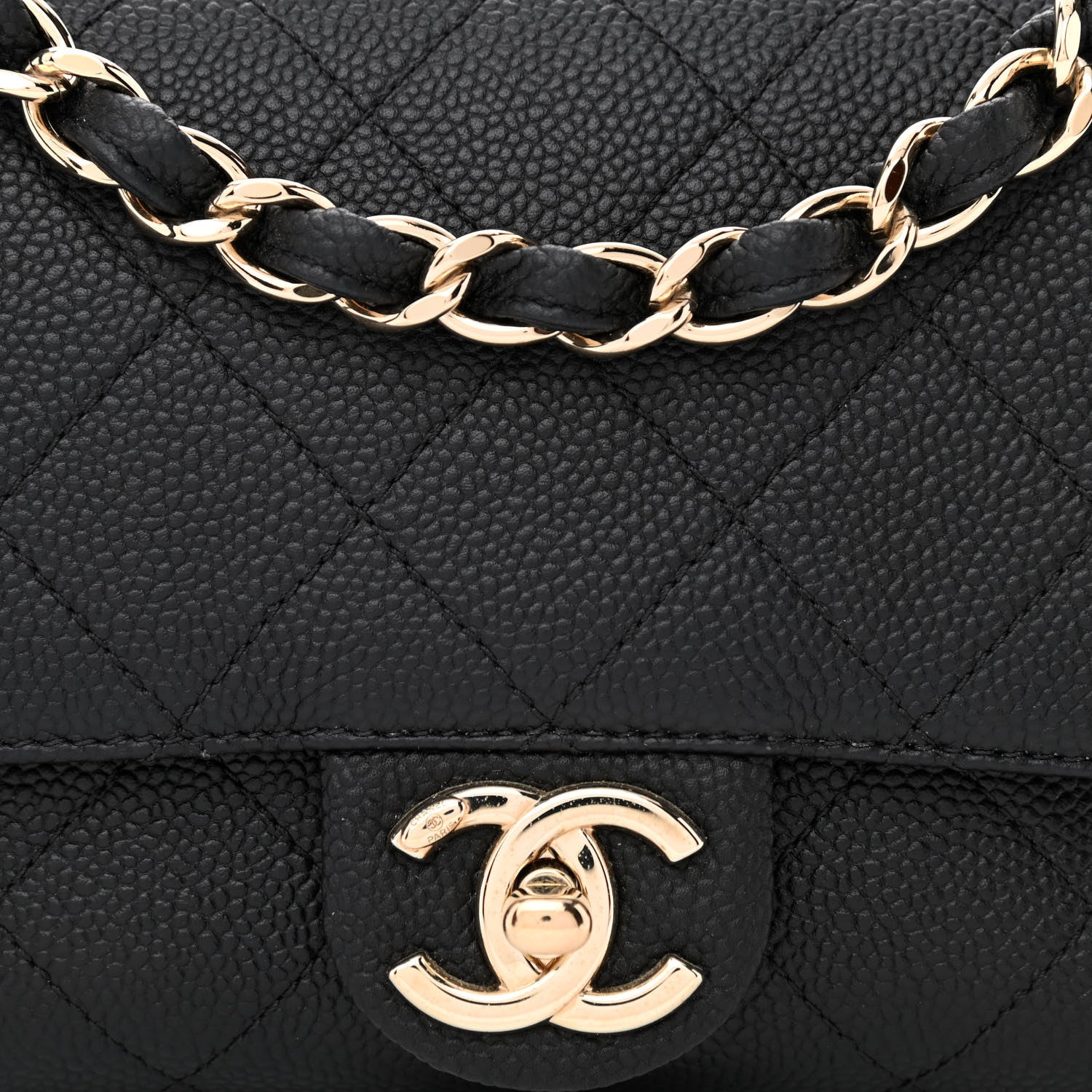 Chanel Caviar Quilted Small City Walk Flap Black 8 of 10