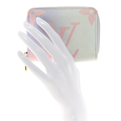 Louis Vuitton Monogram Giant Spring In The City Zippy Coin Purse Sunrise Pastel 2 of 7