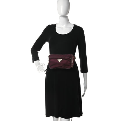 Prada Re-Nylon Saffiano Belt Bag Z Bordeaux 2 of 10