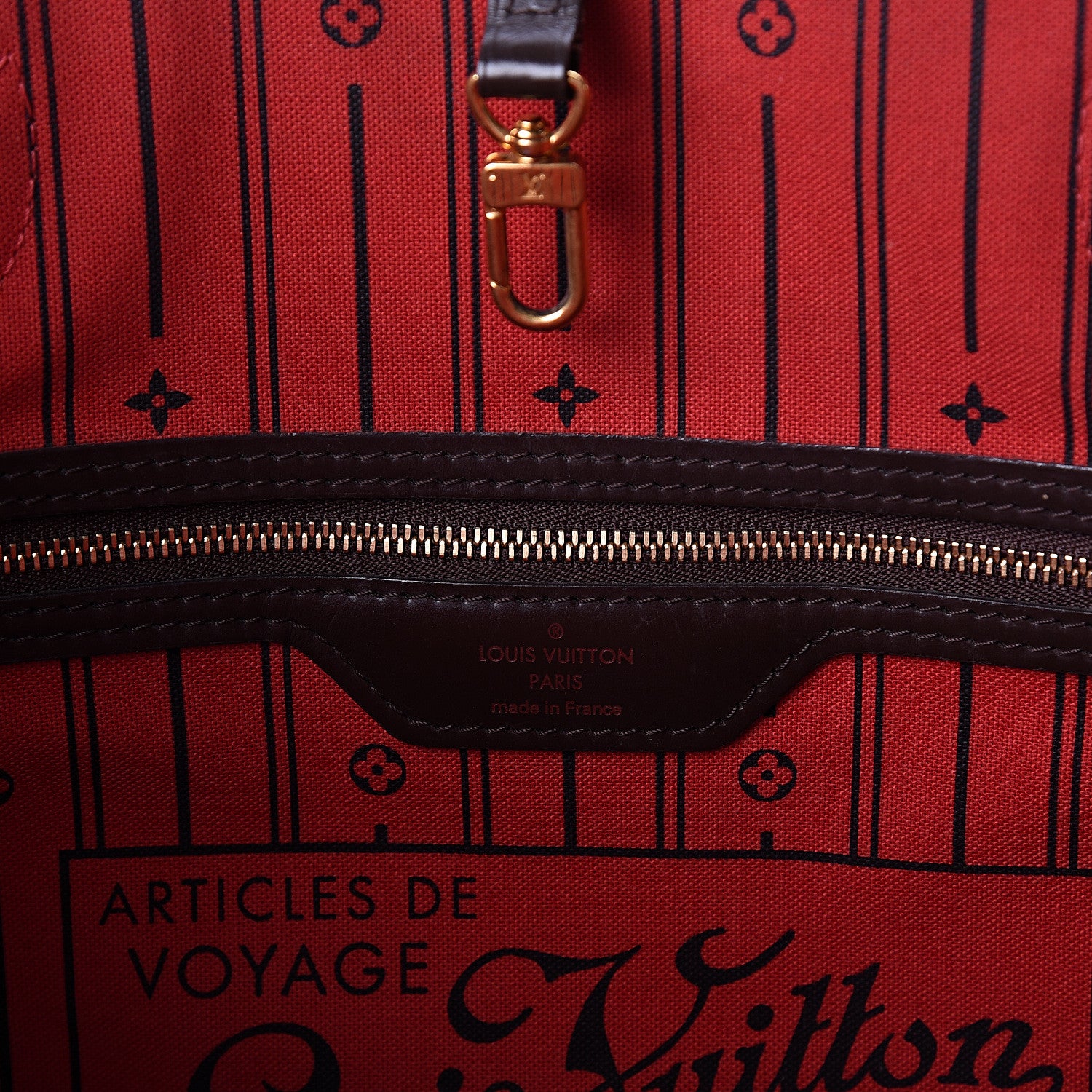 Louis Vuitton Damier Ebene Neverfull MM 6 of 10