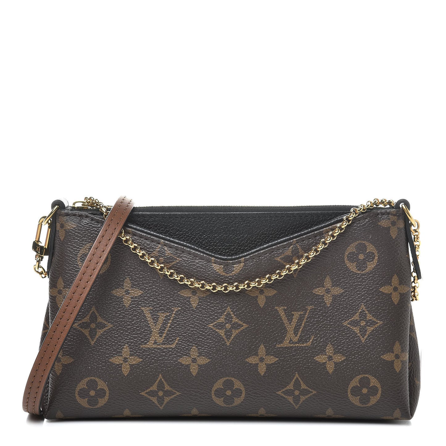 Monogram Pallas Clutch Black