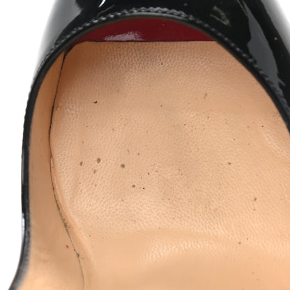 Christian Louboutin Patent New Very Prive 120 Pumps 35.5 Black Red 12 of 12