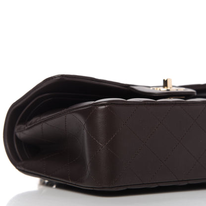 Chanel Lambskin Quilted Small Double Flap Brown 6 of 11