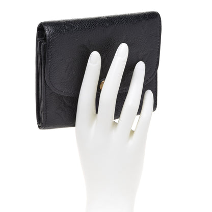 Louis Vuitton Empreinte Ariane Wallet Black 2 of 11