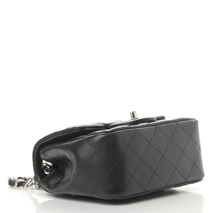 Chanel Lambskin Quilted Mini Square Flap Black 4 of 17