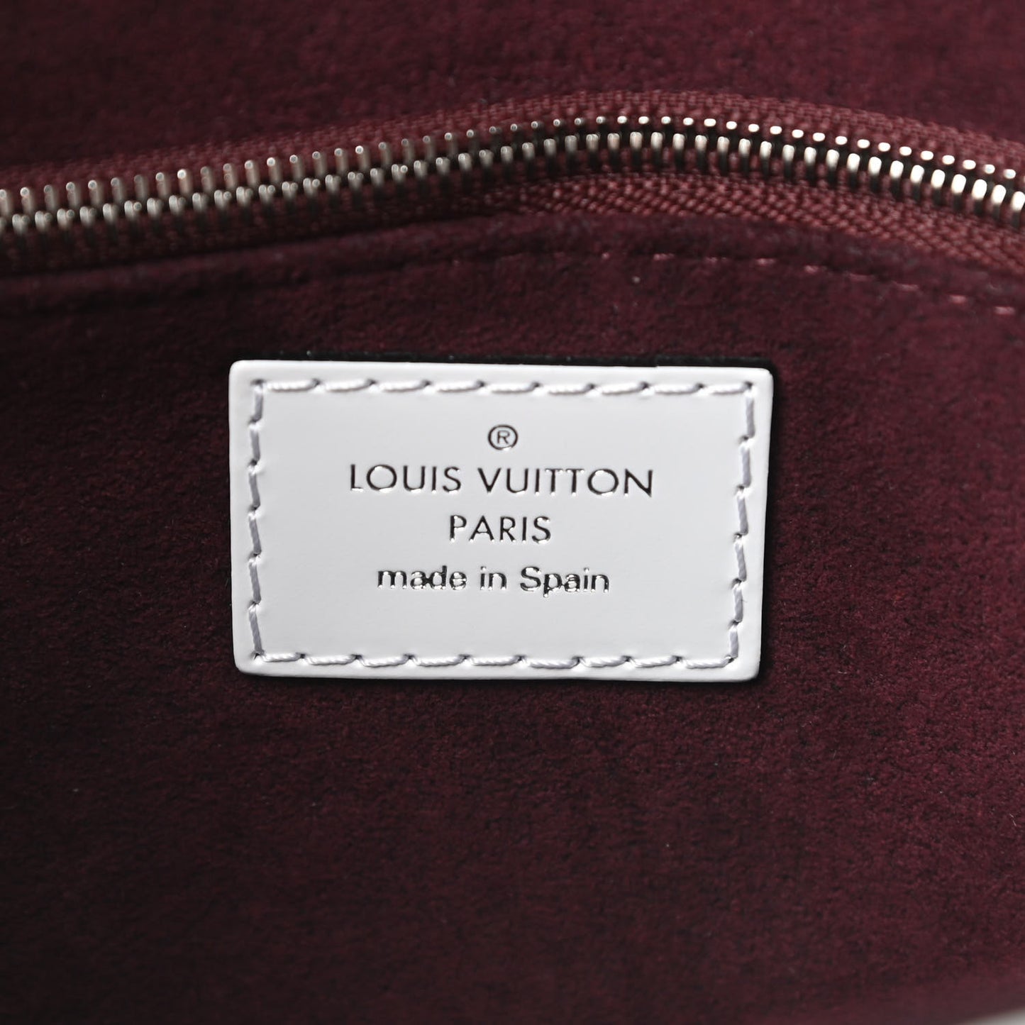 Epi Pochette Grenelle White